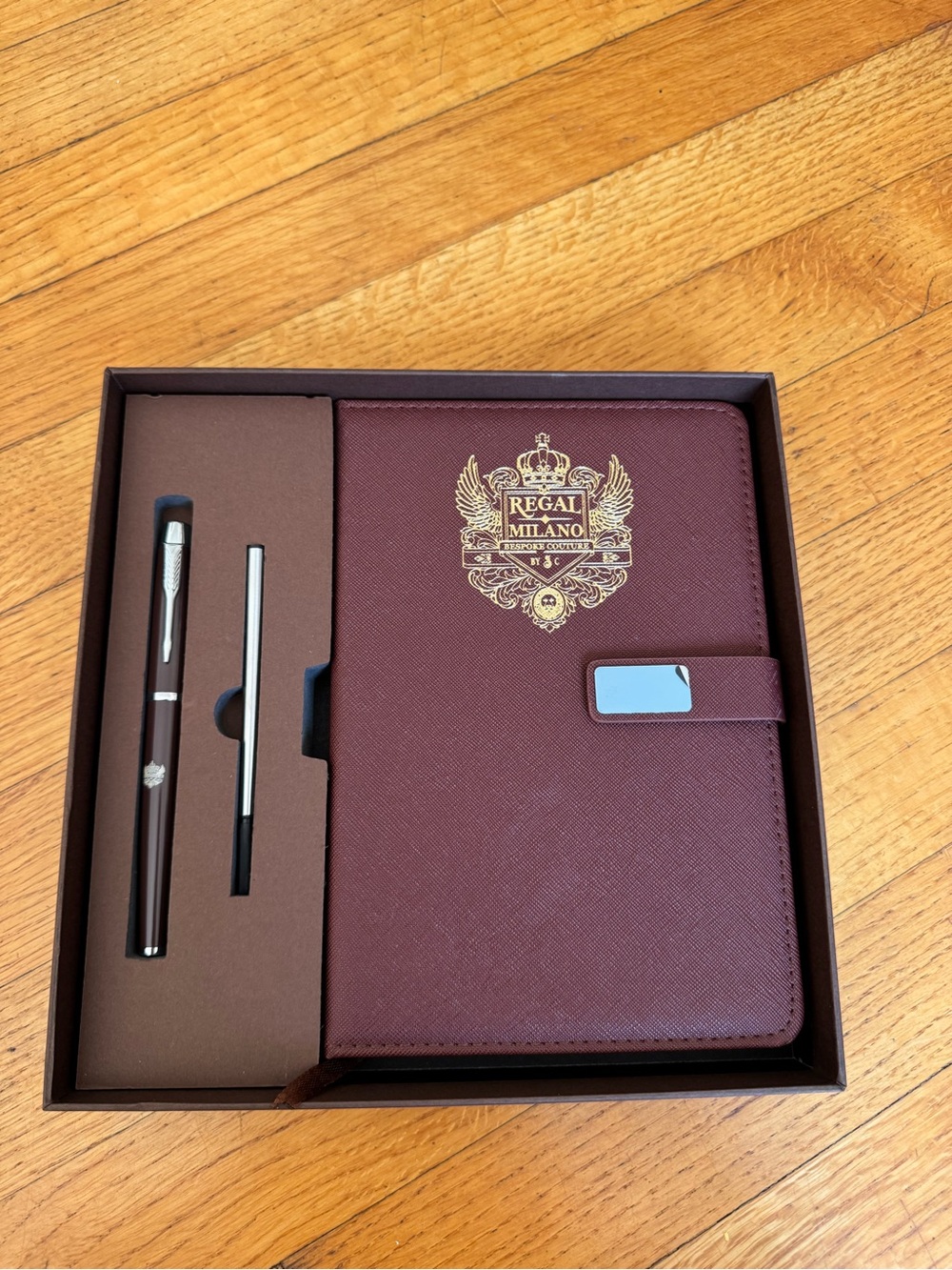 Burgundy Notebook & Pen Gift Set - Picture 4 of 5